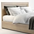 Sleek Sleep 12 - Modern Bed 3D model small image 3