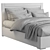 Sleek Sleep 12 - Modern Bed 3D model small image 4