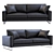 Modern Slide Leather Sofa 3D model small image 2