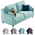Modern Comfort: Ikea Vinliden Sofa 3D model small image 2