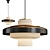 Modern Stilnovo Ceiling Pendant 3D model small image 1