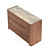 Vesper Walnut Chest of Drawers 3D model small image 2