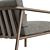 Gillis Wooden Armchair 3D model small image 3