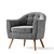 Sophisticated Florence Armchair: Versatile Design & Elegant Comfort 3D model small image 8