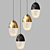 Grape Pendant Lamp - Elegant Illumination 3D model small image 1