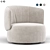 Elegant Swivel Chair "Jane 3D model small image 1