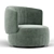 Elegant Swivel Chair "Jane 3D model small image 4