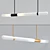 Elegant Glass Ceiling Lamps 3D model small image 1