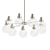 Elegant Armel CH205-9-NI Chandelier 3D model small image 1