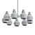 Elegant Armel CH205-9-NI Chandelier 3D model small image 2