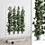 Metal Ivy Shelf Stand: Indoor/Outdoor Plant Vase 3D model small image 3