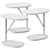 Artu Porto Wooden Side Table 3D model small image 2