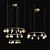 Sleek Shell Chandelier Collection 3D model small image 4