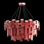 Sleek LED Round Chandelier 3D model small image 2