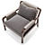Modern Fergus Lounge Chair 3D model small image 3
