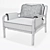 Modern Fergus Lounge Chair 3D model small image 5