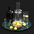 Elegant Ripple Glass Tray 3D model small image 2