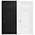 Contemporary Interior Door - 2200 x 980mm 3D model small image 1