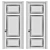 Contemporary Interior Door - 2200 x 980mm 3D model small image 2