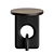 Sleek Piston Side Table 3D model small image 7