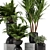 Ferm Living Bau Pot Large: Indoor Plant Set 3D model small image 6