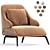 Brigid Lounge Armchair: Stylish Comfort for Any Space 3D model small image 1