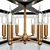 Urban Elegance 6-Light Chandelier 3D model small image 2