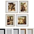 European Landscape Picture Frame Set 3D model small image 1