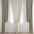 Premium Polygonal Curtain Model 3D model small image 1