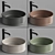 Elegant Round Sink | ArtCeram ATELIER 3D model small image 2