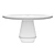 Collector's Charlotte Dining Table: Elegant and Spacious 3D model small image 4