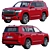 Toyota Land Cruiser 300: Unstoppable Power, Timeless Elegance 3D model small image 6