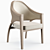 Sleek Affinity Arm Chair 3D model small image 1