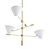 Elegant Cornet Chandelier 3D model small image 1