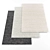 Modern High-Resolution Rugs (Set of 3) 3D model small image 1
