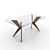 Elegant Glass Table 3D model small image 1