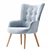 Hygge Lounge Chair: Embrace Cozy Comfort 3D model small image 3