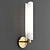 Elegant Bronze Platiere Sconce 3D model small image 3