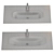 Artelinea Washbasin Set 5: Stylish Designs and High Quality 3D model small image 6