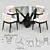 Skorpio Italia: Stylish Dining Set 3D model small image 1