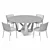 Skorpio Italia: Stylish Dining Set 3D model small image 4