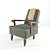 Vintage Granny's Armchair 3D model small image 1