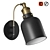 Modern Zantar Brass Wall Lamp 3D model small image 1