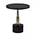 Sleek Marble Coffee Table Set 3D model small image 3
