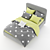 Arvika Bed: Stylish Nordmann Factory Creation 3D model small image 2