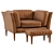 Sorensen Contemporary CM Sofa 3D model small image 1