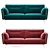 Liverpool Sofa Bed: Modern, Stylish, and Functional 3D model small image 3