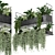 Metal Box Hanging Plant Set 3D model small image 6