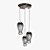 Title: Elegant Glass Lantern Pendant Light 3D model small image 4