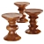 Elegant Eames Walnut Stool 3D model small image 5